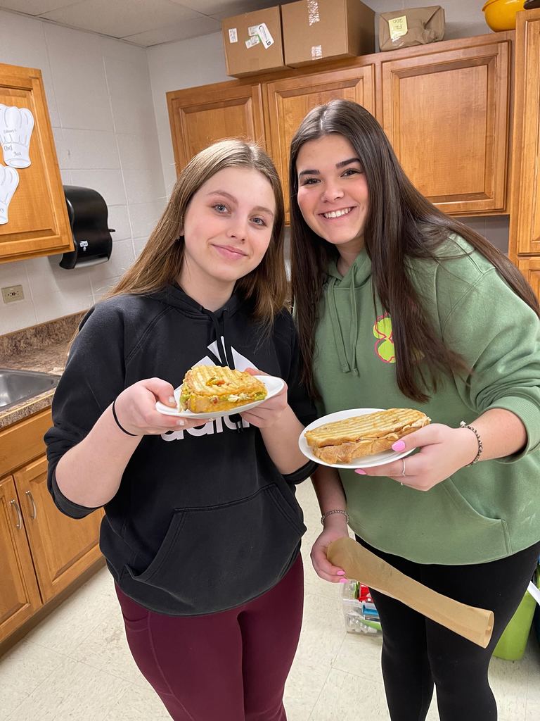 Students cooked paninis