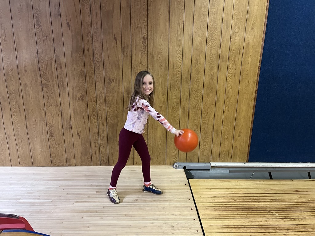 Girl bowling