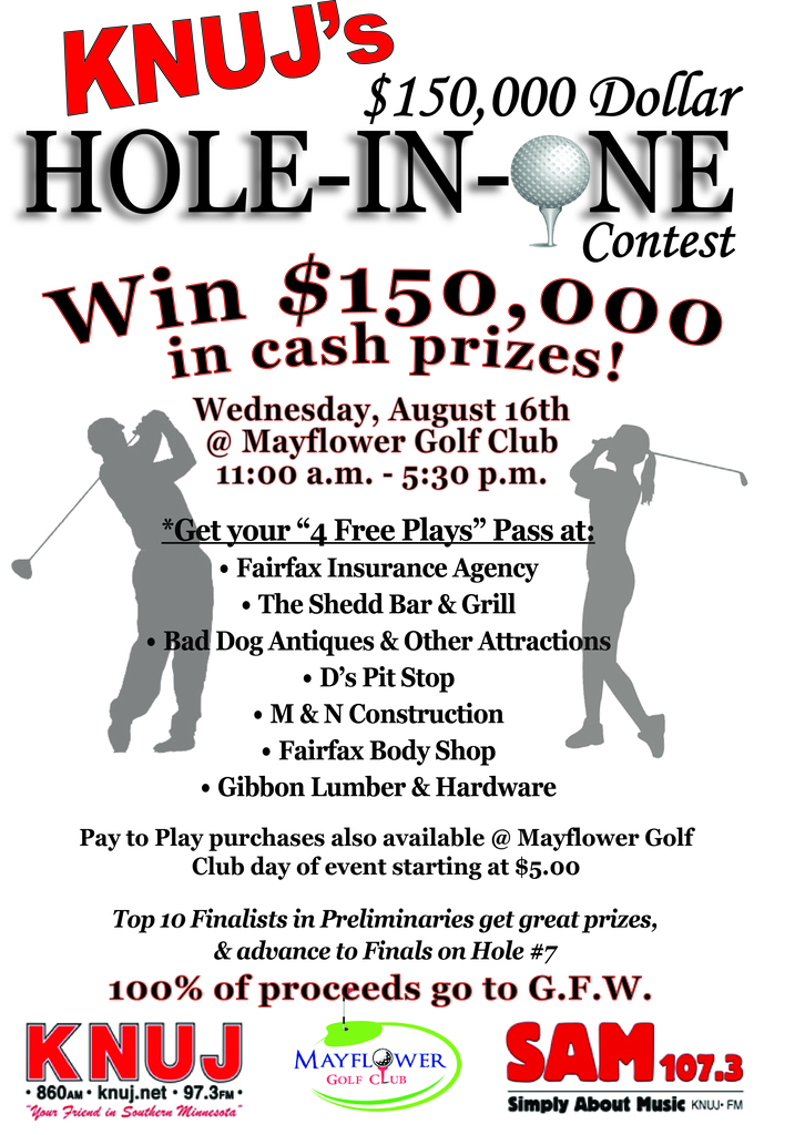 Hole in one contest