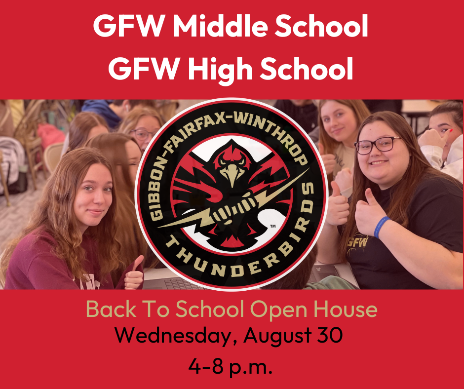 GFW middle School and High School Back to School Open House