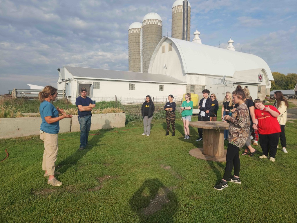 Class at a flower farm